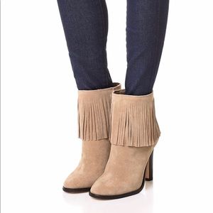 Joie Cambrie Fringe Bootie